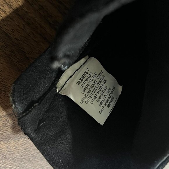 Old Navy Suede Ankle Booties, Black - Women’s Size 7 - Picture 4 of 8